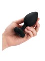 Korek analny Vibrating Jewel Plug Xxl Black b-Vibe