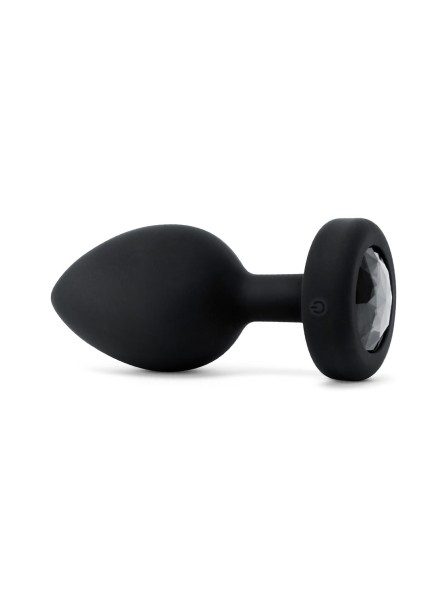Korek analny Vibrating Jewel Plug Xxl Black b-Vibe