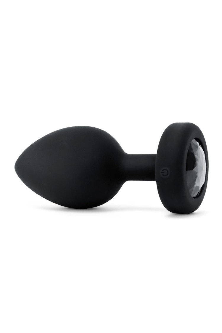 Korek analny Vibrating Jewel Plug Xxl Black b-Vibe
