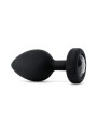 Korek analny Vibrating Jewel Plug Xxl Black b-Vibe