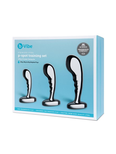 Zestaw treningowy Stainless Steel P Spot Training Set b-Vibe