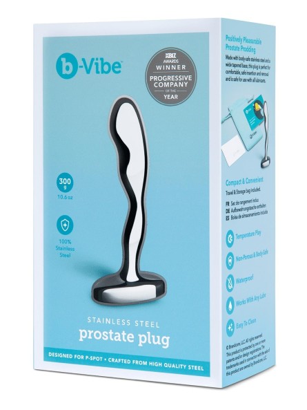 Masażer prostaty Stainless Steel Prostate Plug b-Vibe