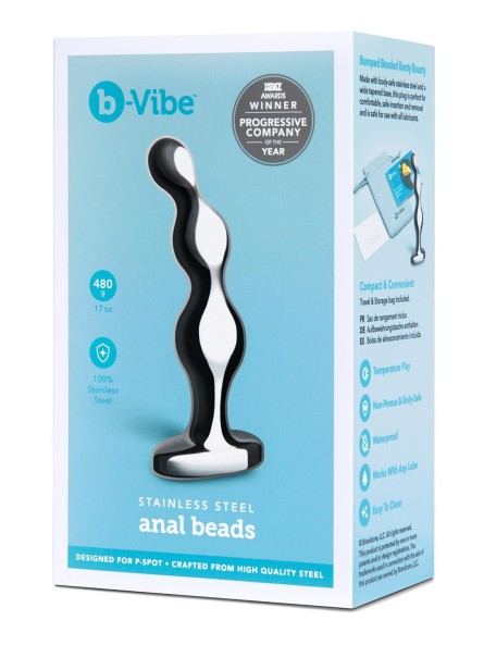 Koraliki analne Stainless Steel Anal Beads b-Vibe
