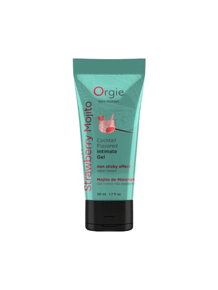 Lubrykant Jadalny Lube Tube Cocktail Strawberry Mojito 50Ml Orgie