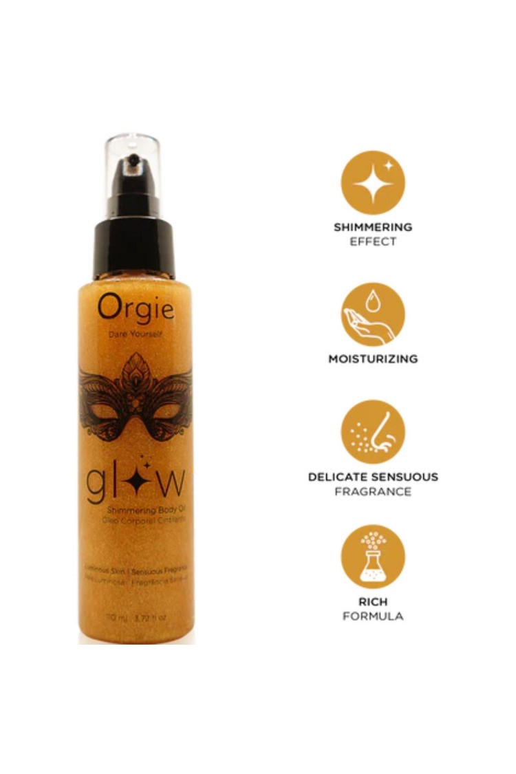 Olejek Z Drobinkami Glow Shimmering Body Oil 110 Ml Orgie