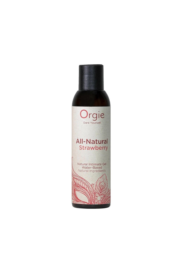 Lubrykant Wodny All Natural Strawberry 150 Ml Orgie