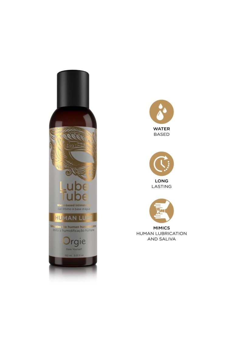 Lubrykant Wodny Human Lube Water-Based Intimate Gel 150 Ml Orgie