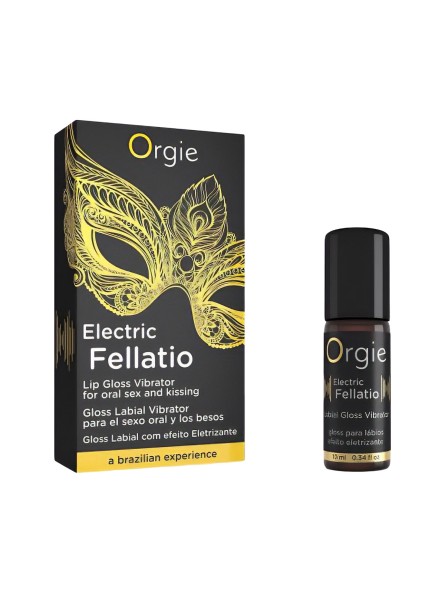 Żel Sexy Vibe! Eletric Fellatio Vibrating Gloss 10 Ml Orgie