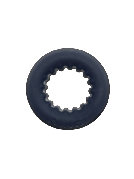 Pierścień erekcyjny Axis Rib Griphold Cockring Ice Black Oxballs