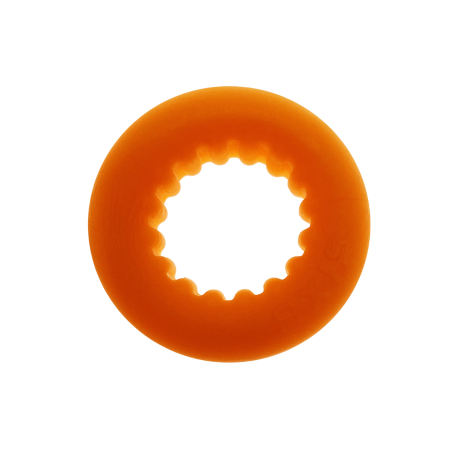 Pierścień erekcyjny Axis Rib Griphold Cockring Ice Orange Oxballs