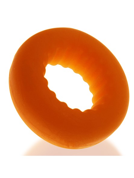 Pierścień erekcyjny Axis Rib Griphold Cockring Ice Orange Oxballs