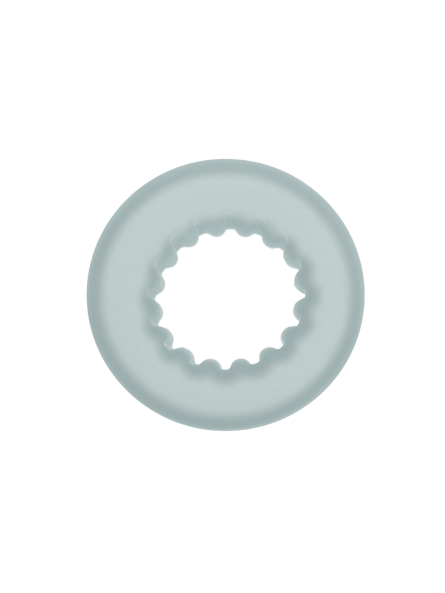 Pierścień erekcyjny Axis Rib Griphold Cockring Ice Clear Oxballs