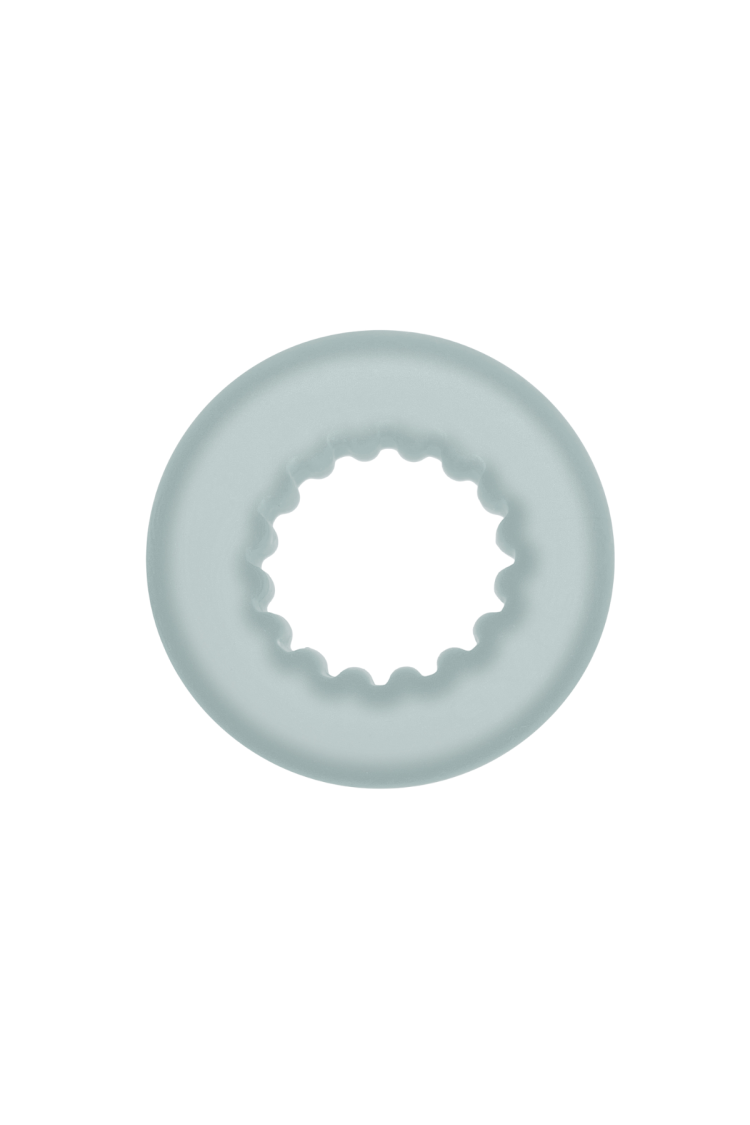 Pierścień erekcyjny Axis Rib Griphold Cockring Ice Clear Oxballs