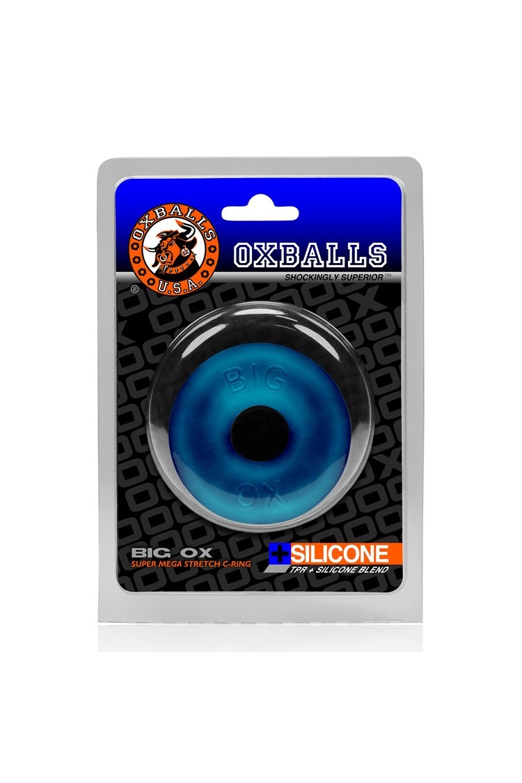 Pierścień Erekcyjny Big Ox Cockring Blue Oxballs