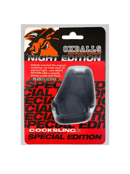 Pierścień Cocksling-2 Sling Special Edition Black Oxballs