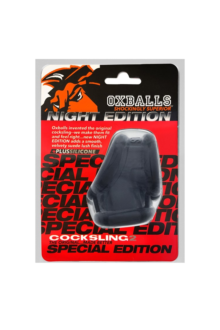Pierścień Cocksling-2 Sling Special Edition Black Oxballs