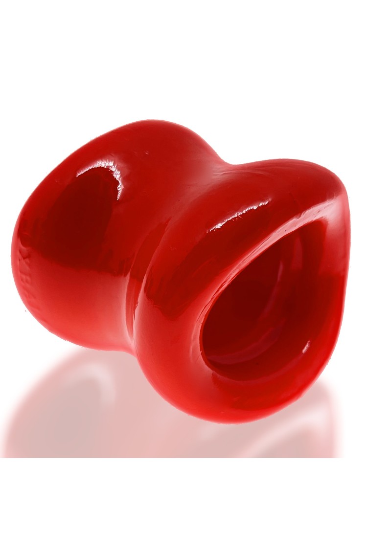 Rozciągacz jąder Mega Squeeze Ergofit Ballstretcher Red Oxballs