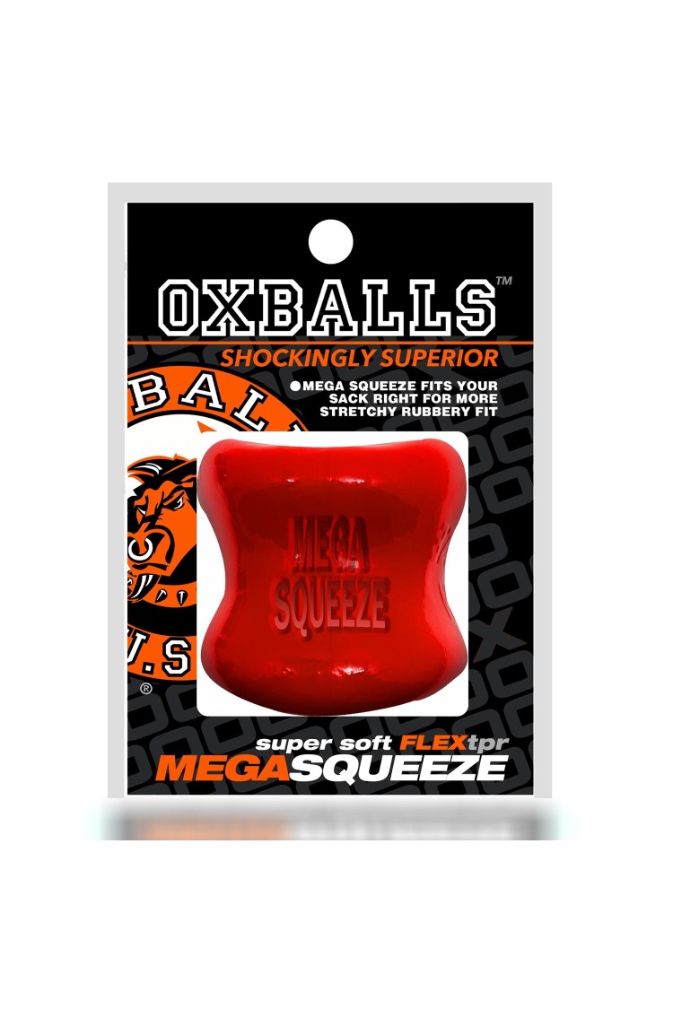 Rozciągacz jąder Mega Squeeze Ergofit Ballstretcher Red Oxballs