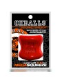Rozciągacz jąder Mega Squeeze Ergofit Ballstretcher Red Oxballs