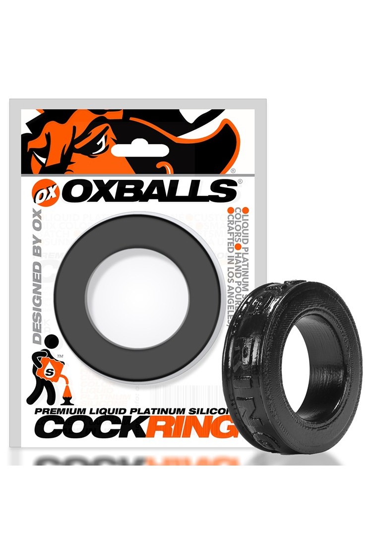 Pierścień Erekcyjny Pig-Ring Cockring Black Oxballs