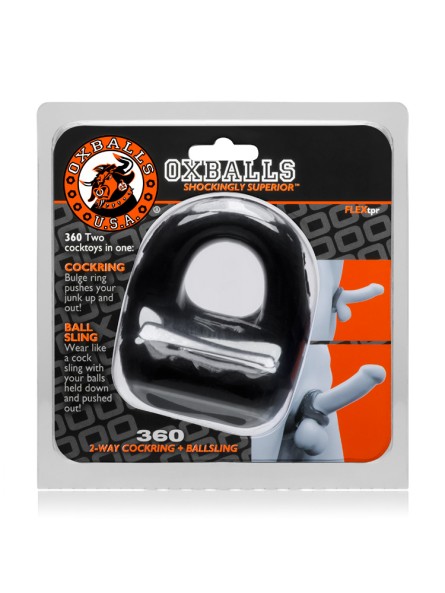 Pierścień na penisa i jądra 360 Cockring & Ballsling Oxballs