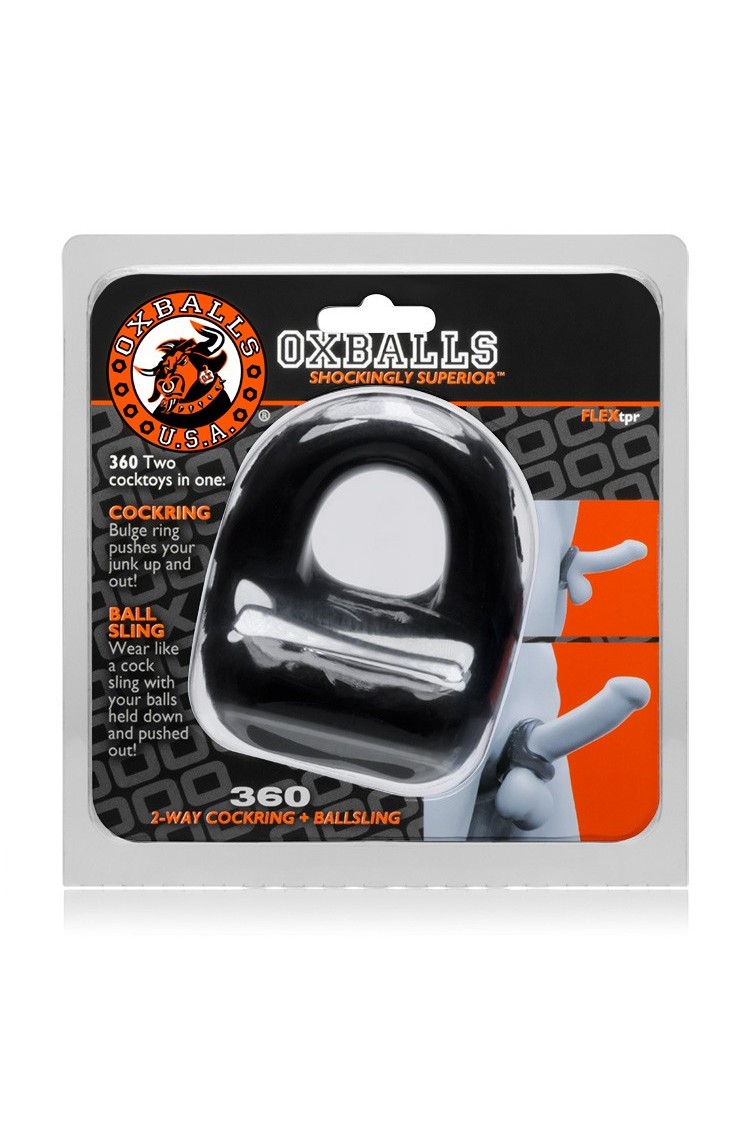 Pierścień na penisa i jądra 360 Cockring & Ballsling Oxballs
