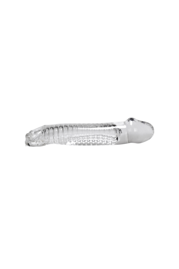 Przedłużka na penisa Muscle Cocksheath Clear Oxballs
