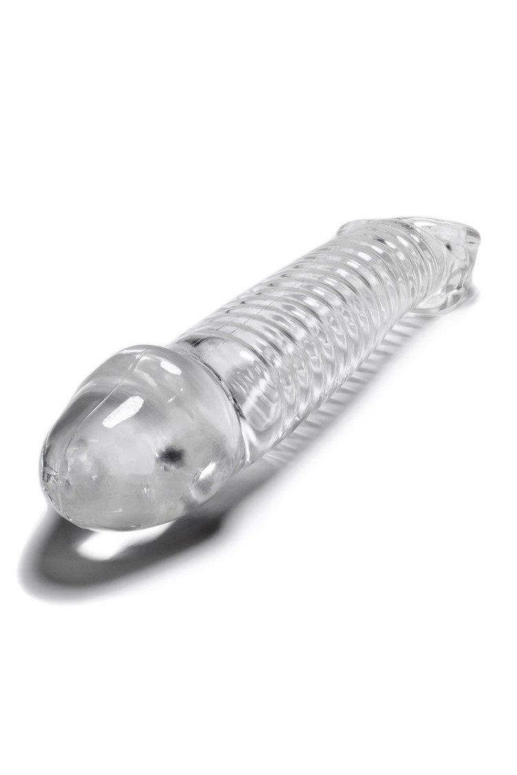 Przedłużka na penisa Muscle Cocksheath Clear Oxballs
