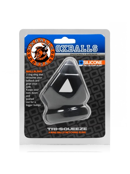 Rozciągacz jąder Tri-Squeeze Cocksling and Ballstretcher Oxballs