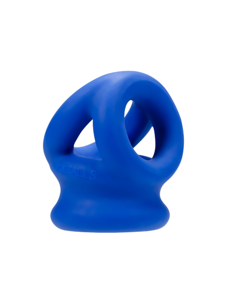 Rozciągacz jąder Tri-Squeeze Cocksling and Ballstretcher Oxballs niebieski