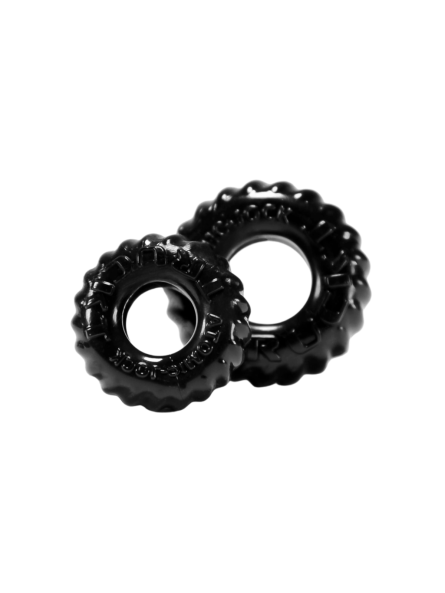 Pierścienie Erekcyjne Truckt Cockring 2 Pcs Black Oxballs