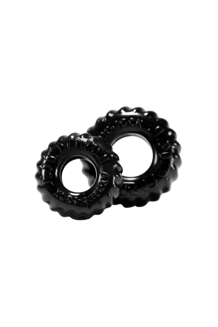 Pierścienie Erekcyjne Truckt Cockring 2 Pcs Black Oxballs