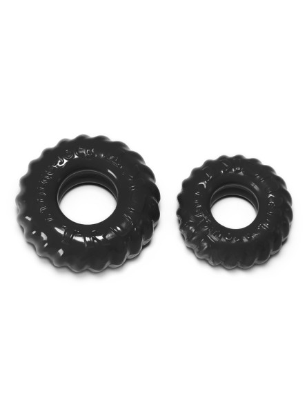 Pierścienie Erekcyjne Truckt Cockring 2 Pcs Black Oxballs