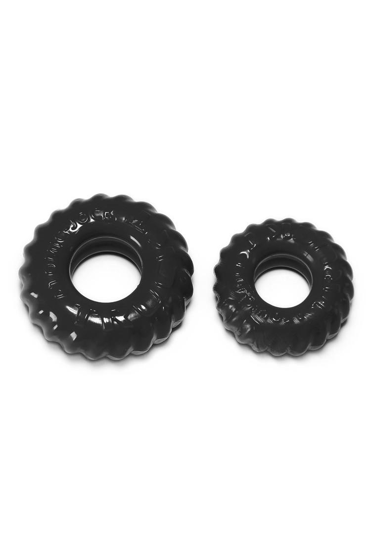Pierścienie Erekcyjne Truckt Cockring 2 Pcs Black Oxballs