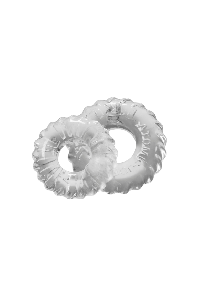 Pierścienie Erekcyjne Truckt Cockring 2 Pcs Clear Oxballs