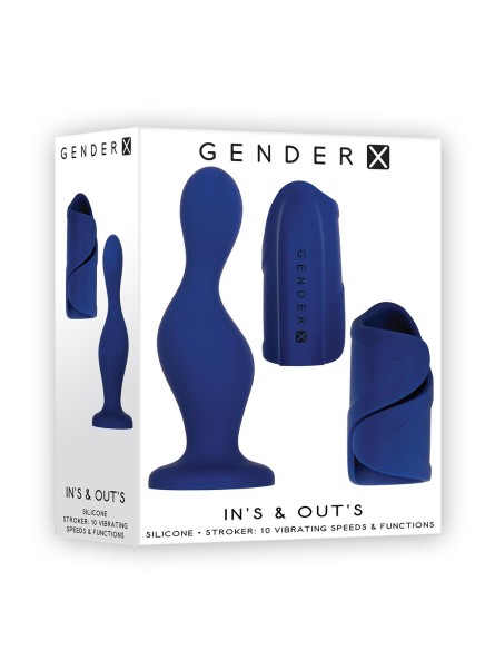 Zestaw Dildo I Masturbator In'S & Out'S Gender X