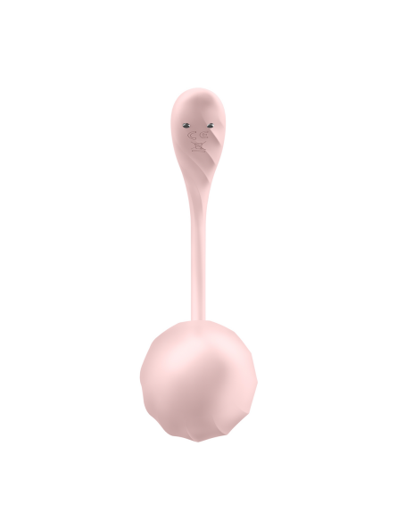 Wibrujące Jajeczko Ribbed Petal Connect App Rose Satisfyer