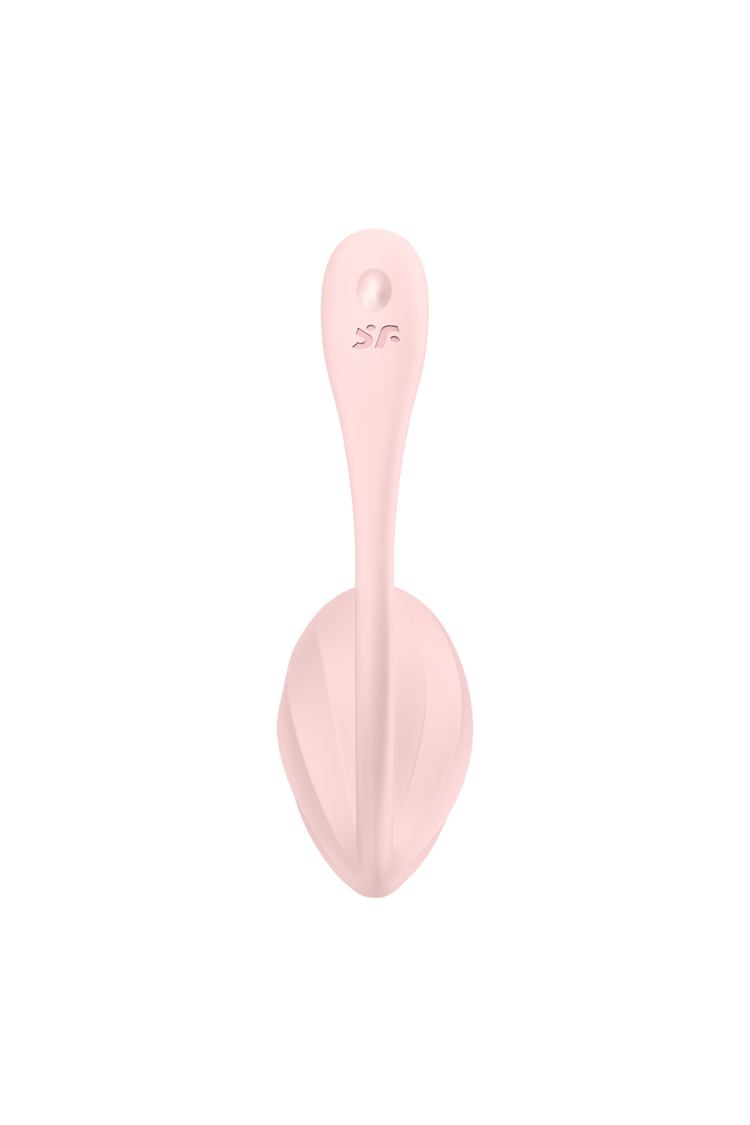 Wibrujące Jajeczko Ribbed Petal Connect App Rose Satisfyer