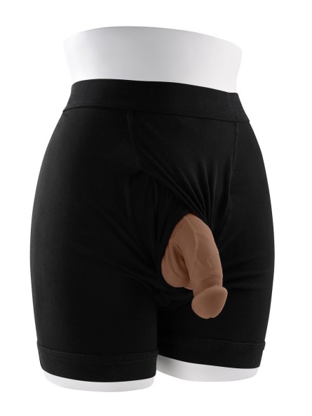 Fantom Penisa 4 Inch Packer Dark Flesh Gender X