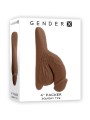 Fantom Penisa 4 Inch Packer Dark Flesh Gender X