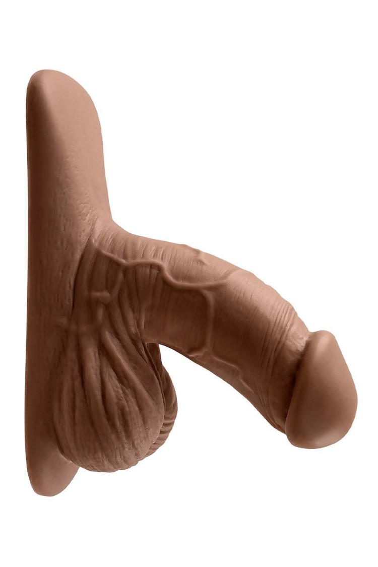 Fantom Penisa 4 Inch Silicone Packer Dark Gender X