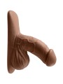 Fantom Penisa 4 Inch Silicone Packer Dark Gender X