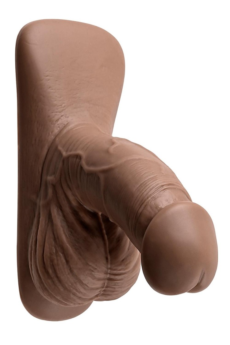 Fantom Penisa 4 Inch Silicone Packer Dark Gender X