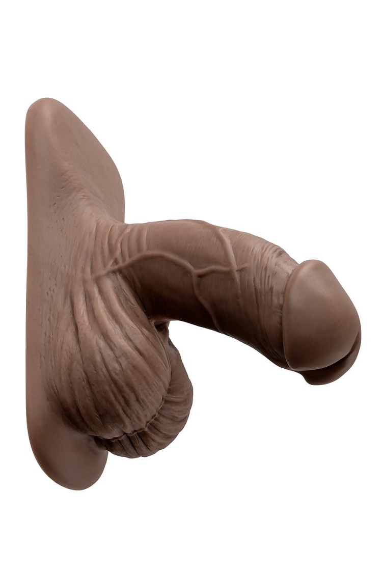 Fantom Penisa 4 Inch Silicone Packer Dark Gender X