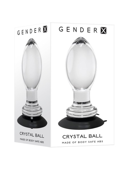 Korek Analny Crystal Ball Clear Gender X