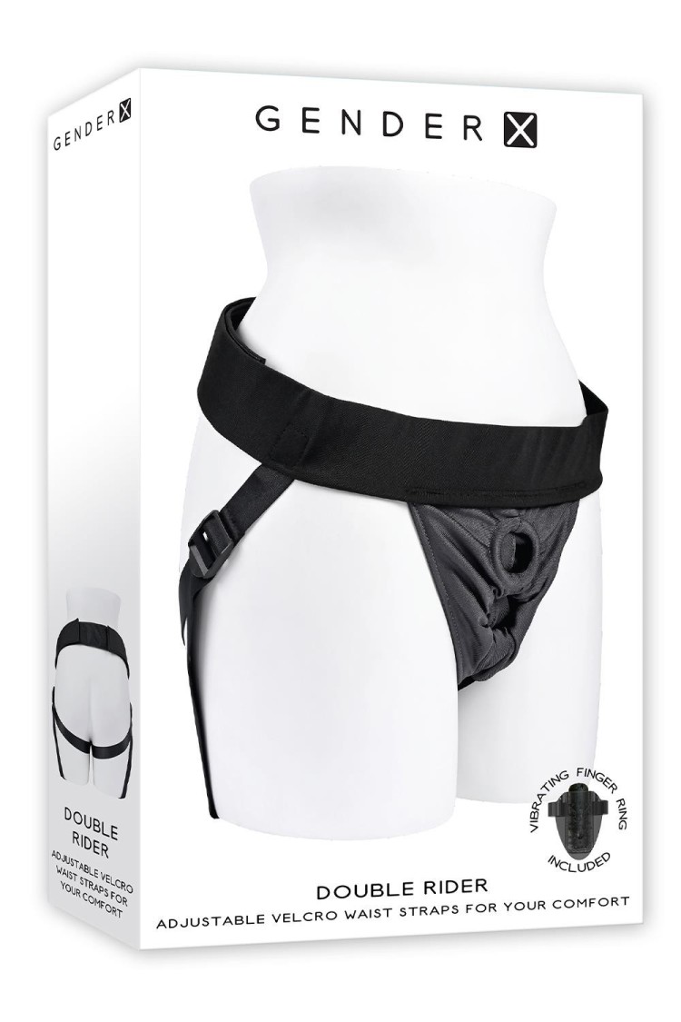 Uprząż Strap-On Double Rider Gender X