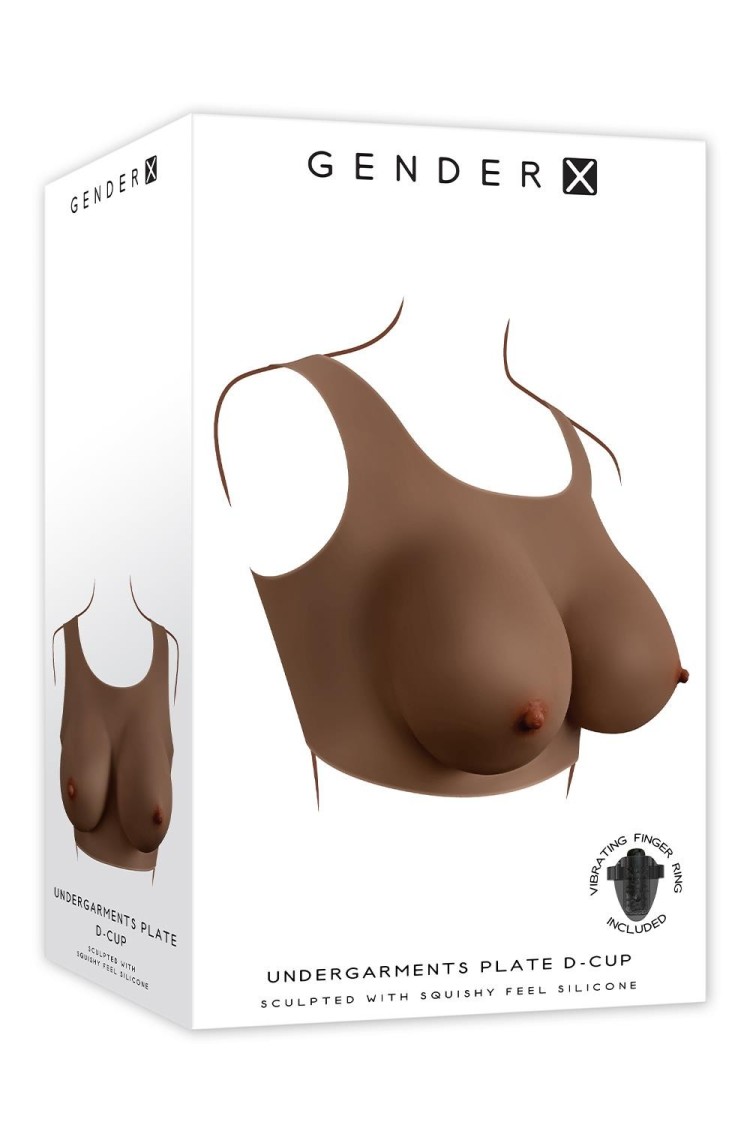 Fantom Piersi Undergarments Plate D-Cup Dark Gender X