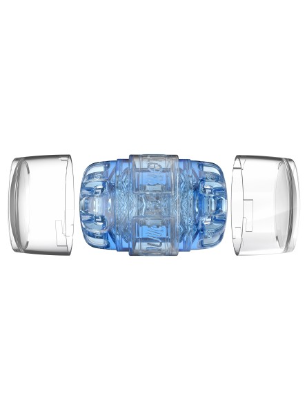 Masturbator The Quickshot Turbo Blue Ice Fleshlight