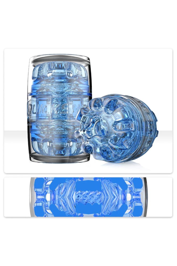 Masturbator The Quickshot Turbo Blue Ice Fleshlight