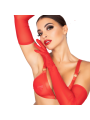 Rękawiczki Seductive Gloves Red O/S Kinky Diva